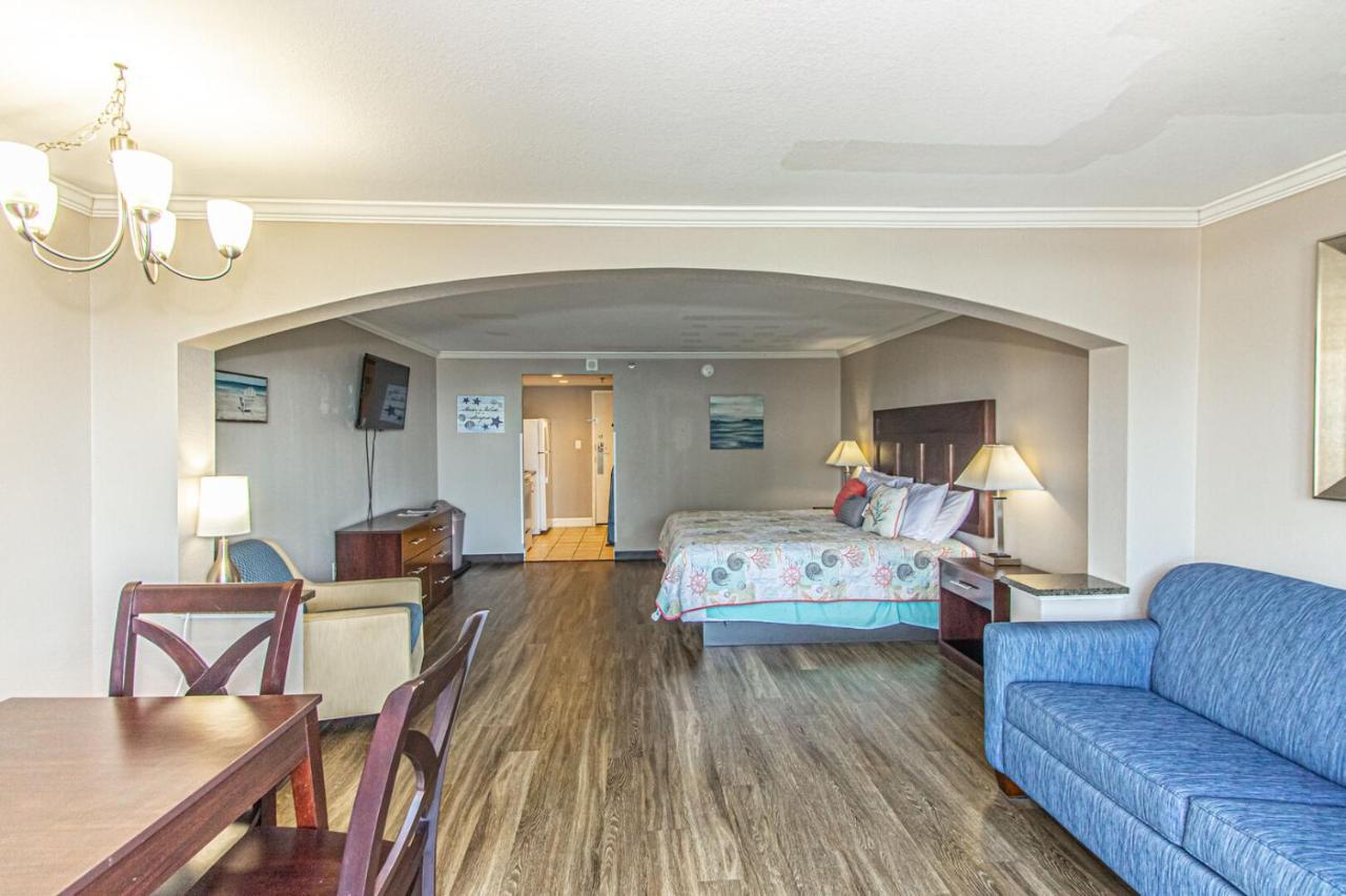 شاطئ ميرتل Ocean View King Suite With Modern Decor And Accents - Caravelle Resort 605 Sleeps 4 Guests المظهر الخارجي الصورة
