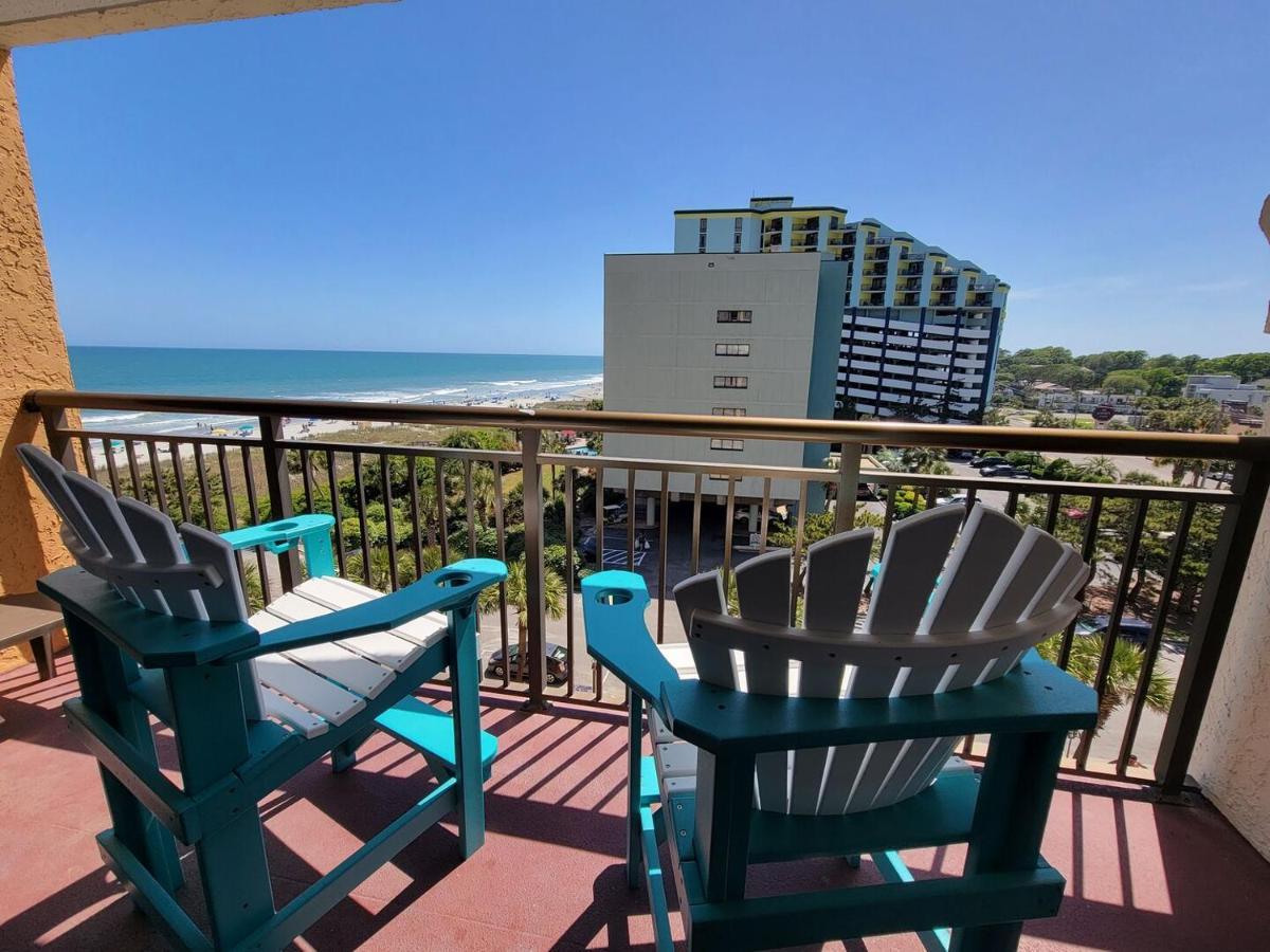 شاطئ ميرتل Ocean View King Suite With Modern Decor And Accents - Caravelle Resort 605 Sleeps 4 Guests المظهر الخارجي الصورة