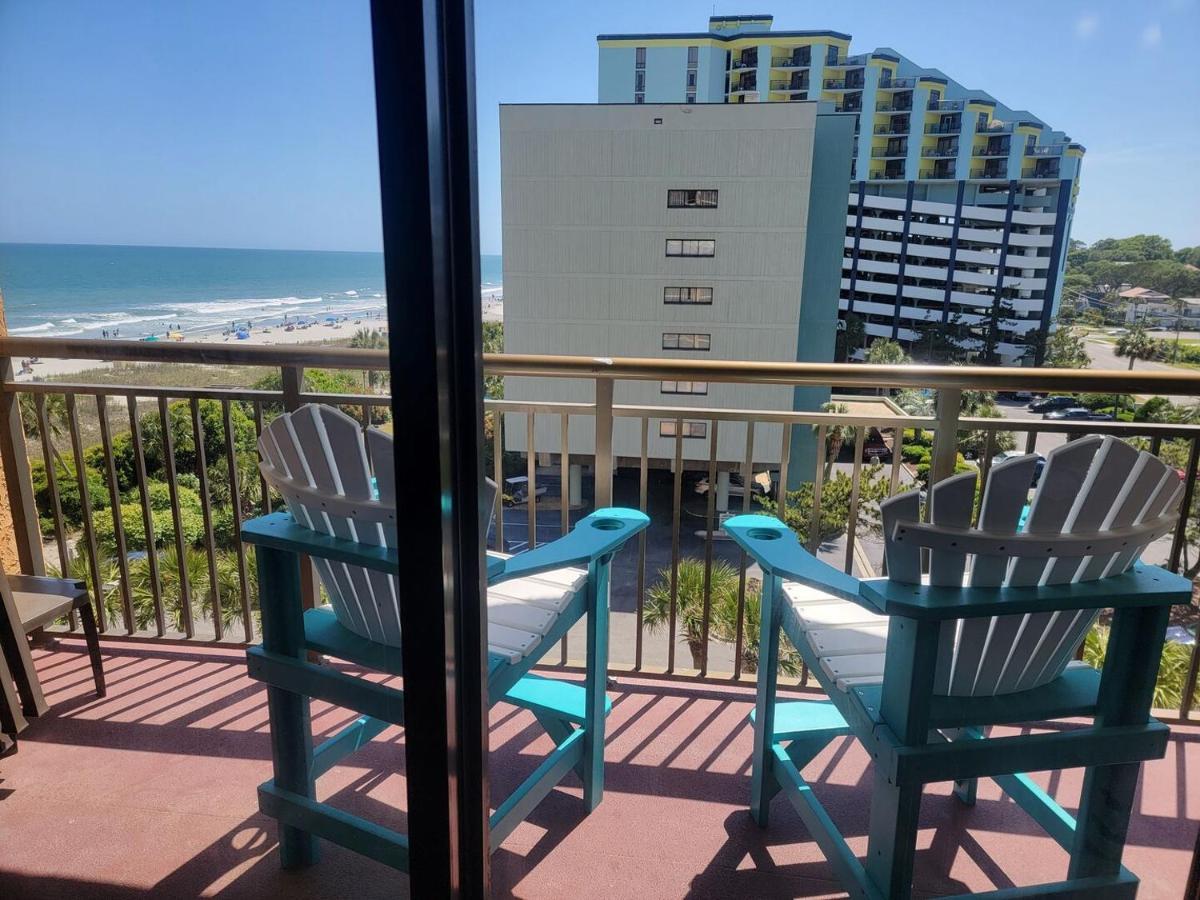 شاطئ ميرتل Ocean View King Suite With Modern Decor And Accents - Caravelle Resort 605 Sleeps 4 Guests المظهر الخارجي الصورة